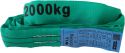 SHZ Round Sling 2m, max. Load 2000KG according to EN 1492-2 SF7 green