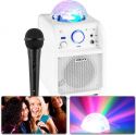 SBS50W BT Karaoke-høyttaler LED-ball hvit SBS50W BT Karaoke-høyttaler LED-ball hvit