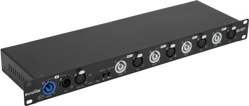 Eurolite DMX Power Splitter 4x4 5-pin XLR