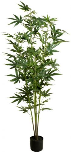 Europalms Cannabis-plant, artificial plant, 150cm