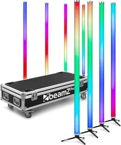 Kratos LED-rørsats RGBW for innendørs og utendørs bruk, sett med 8