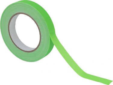 Eurolite Gaffa Tape 19mm x 25m, neon green, uv active