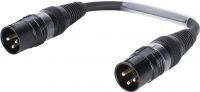 SOMMER CABLE Adapter Cable XLR(M)/XLR(M) 0.15m bk