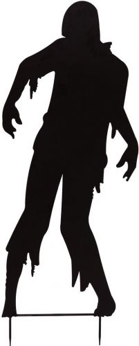 Europalms Silhouette Metal Zombie Man, 135cm