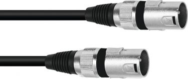 Omnitronic Adaptercable XLR(M)/XLR(M) 0.2m bk