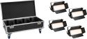 PAR 56 Lamper LED, Eurolite Set 4x LED PLL-576 CW/WW Panel + Case with wheels PAR 56 Lamper LED, Eurolite Set 4x LED PLL-576 CW/WW Panel + Case with wheels