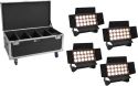 PAR 56 Lamper LED, Eurolite Set 4x Multiflood IP 18x10W RGBW Wash CRMX + Case with wheels PAR 56 Lamper LED, Eurolite Set 4x Multiflood IP 18x10W RGBW Wash CRMX + Case with wheels