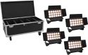 PAR 56 Lamper LED, Eurolite Set 4x AKKU Multiflood IP 18x10W RGBW Wash CRMX + Case with wheels PAR 56 Lamper LED, Eurolite Set 4x AKKU Multiflood IP 18x10W RGBW Wash CRMX + Case with wheels