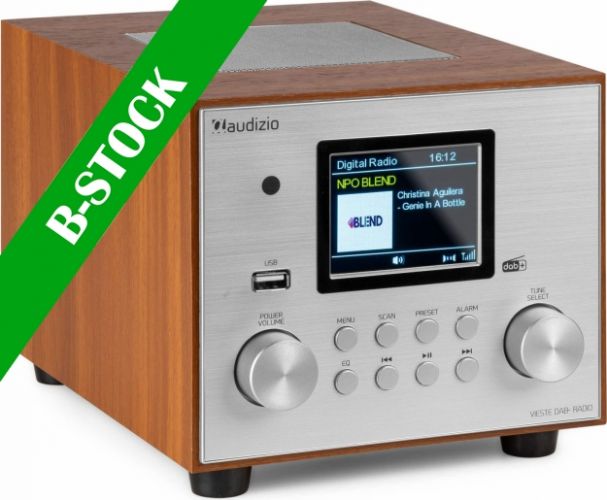Vieste DAB+ Radio with Subwoofer Silver "B STOCK"