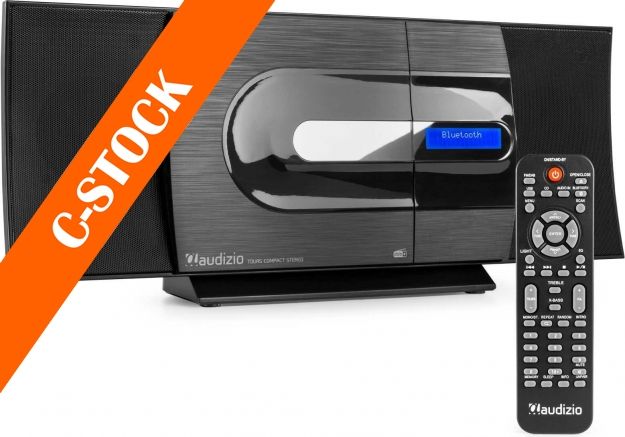 Tours Stereo HiFi System DAB+ Black "C-STOCK"