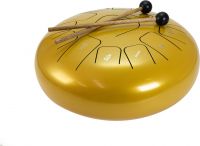 Dimavery TD-12 Steel Tongue Drum, gold