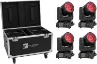Futurelight Set 4x EYE-740 MK2 + Case with wheels