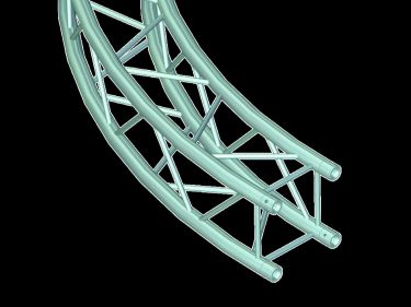 Alutruss QUADLOCK 6082 Element for Circle 3m in.90°