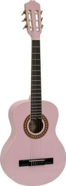 Dimavery AC-303 Classical Guitar 3/4, pink