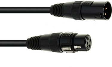 Eurolite DMX Cable XLR 3-pin 15m bk