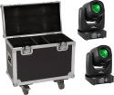 Diverse, Eurolite Set 2x LED TMH-B90 + Case with wheels