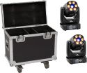 Diverse, Eurolite Set 2x LED TMH-H90 + Case with wheels