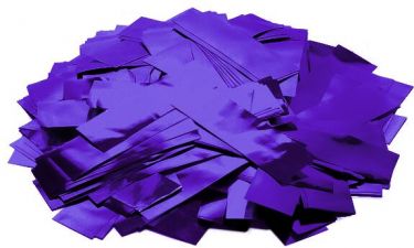 TCM FX Metallic Confetti rectangular 55x18mm, purple, 1kg