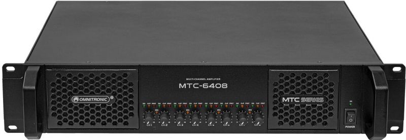 Omnitronic MTC-6408 8-channel Amplifier