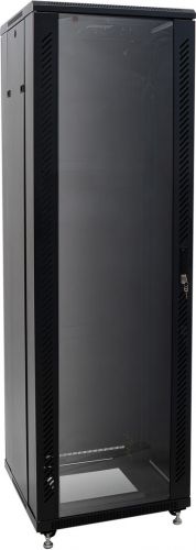 Roadinger SSC-28 Steel Cabinet with Glass Door 28U