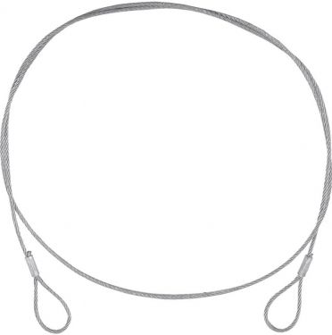Eurolite Steel Rope (FC) 900x3mm silver without quick link