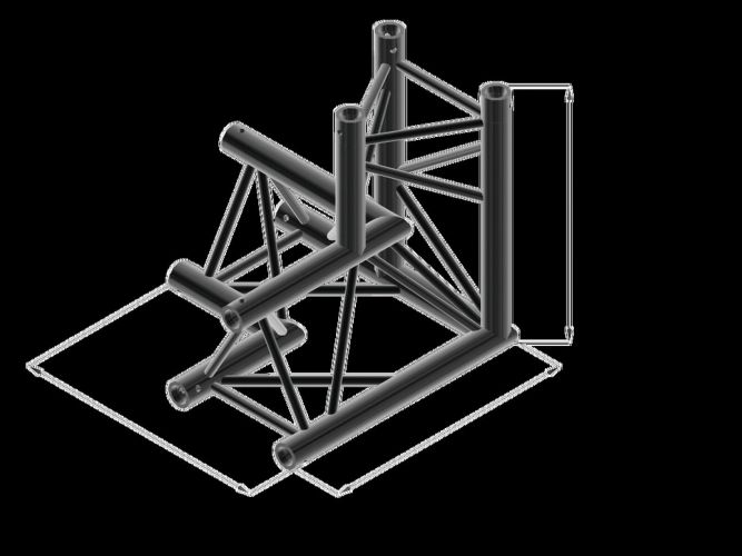 Alutruss TRILOCK S-PAL-33 3-way Corner \\/ right