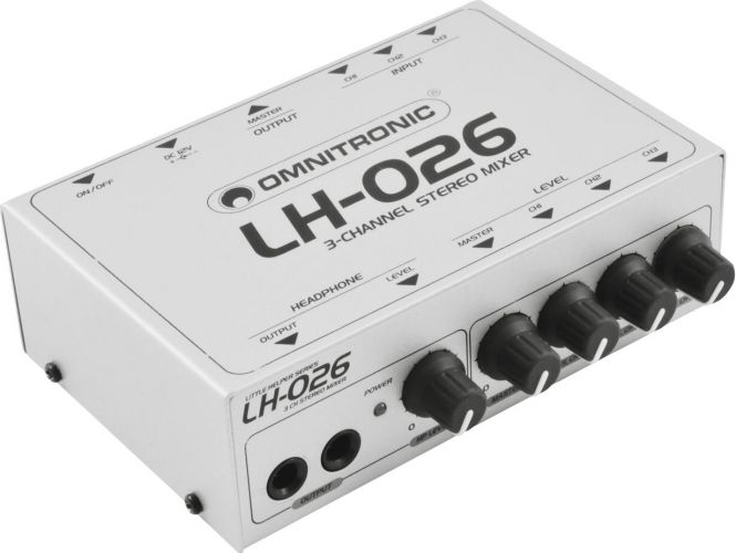 Omnitronic LH-026 3-channel Stereo Mixer