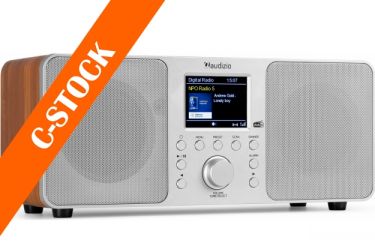 Genua DAB+ Stereo Radio Silver "C-STOCK"