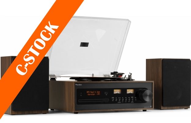 Boston Record Player Set with Speakers "C-STOCK"