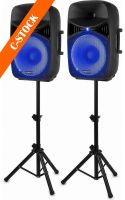 VPS152A Plug & Play 1000W Speaker Set with Stands "C-STOCK" VPS152A Plug & Play 1000W Speaker Set with Stands "C-STOCK"