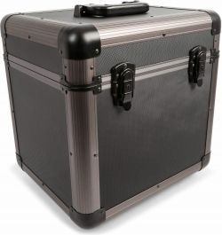 RC100 12" Flightcase til plader / Vinyl Record Case, Titanium RC100 12" Flightcase til plader / Vinyl Record Case, Titanium
