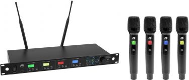 Omnitronic UHF-604 4-channel Wireless Mic System 520-554 MHz