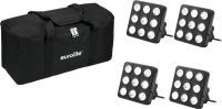 Eurolite Set 4x LED Party Panel RGB+UV + Soft Bag