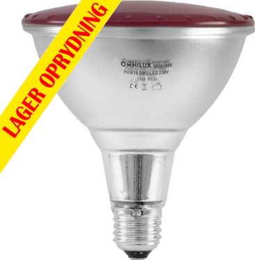 Omnilux PAR-38 230V SMD 15W E-27 LED red
