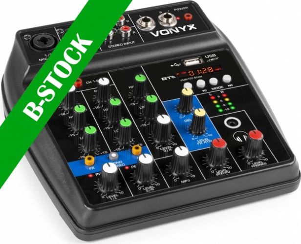 VMM100 Audio Mixer with USB/BT "B STOCK"