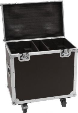 Roadinger Flightcase 2x TMH-X12 with wheels