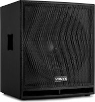 VONYX SWP18 aktiv subwoofer 18" / 1200W - ekstra kraftig bas og meget robust design