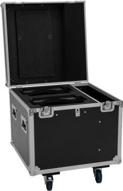 Roadinger Flightcase PRO 2x IP TMH-W285 with wheels