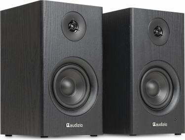 BS15 Active Bookshelf Speaker Set 60W BT Black