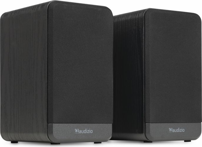 BS10 Active Bookshelf Speaker Set 80W BT Black
