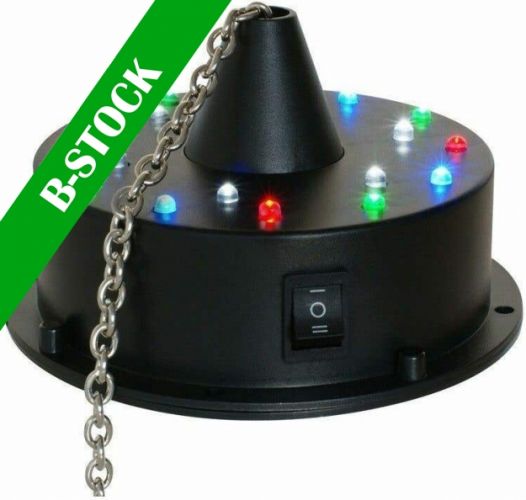 Batt. Mirrorball Motor with 18 LED "B-STOCK"
