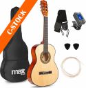 Musikinstrumenter, SoloArt Junior 3/4 Classic Guitar Pack Natural "C-STOCK"