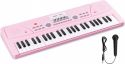 Musikinstrumenter, KD49P 49-Tangenters Elektronisk Keyboard – Pink med Batteri