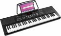Musikinstrumenter, KB15 61-Tangenters Elektronisk Keyboard – Med Batteri - Sort