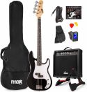 Bass Guitar Pack incl Amp Black "B-STOCK"