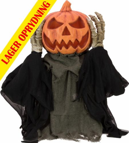 Halloween Dekoration, Animeret Figur Med Lys- og Lydeffekter, Pop-up Græskar, 70cm