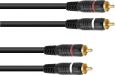 Omnitronic RCA Cable 2x2 0.6m