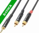 Cable 3.5 Stereo- 2xRCA Male 6.0m "B-STOCK" Cable 3.5 Stereo- 2xRCA Male 6.0m "B-STOCK"