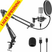 USB Studio Mikrofon sæt - Titanium