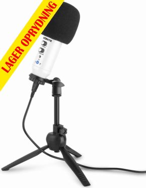 CM320W Studio Mikrofon USB Hvit med Ekko